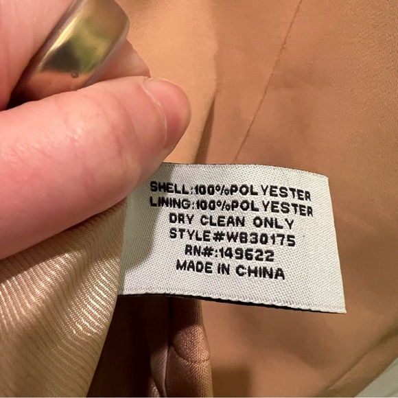 Walter Baker Ariel Blazer Oversized Jacket Tan Size S - Picture 9 of 9